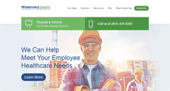 Desktop Screenshot of myworkforcehealth.com