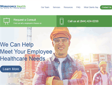 Tablet Screenshot of myworkforcehealth.com